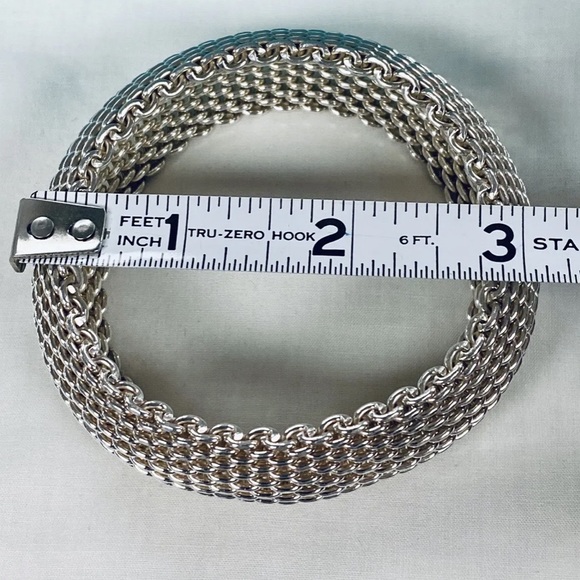 Beautiful Mesh 925 Sterling Silver Bracelet - Picture 3 of 12